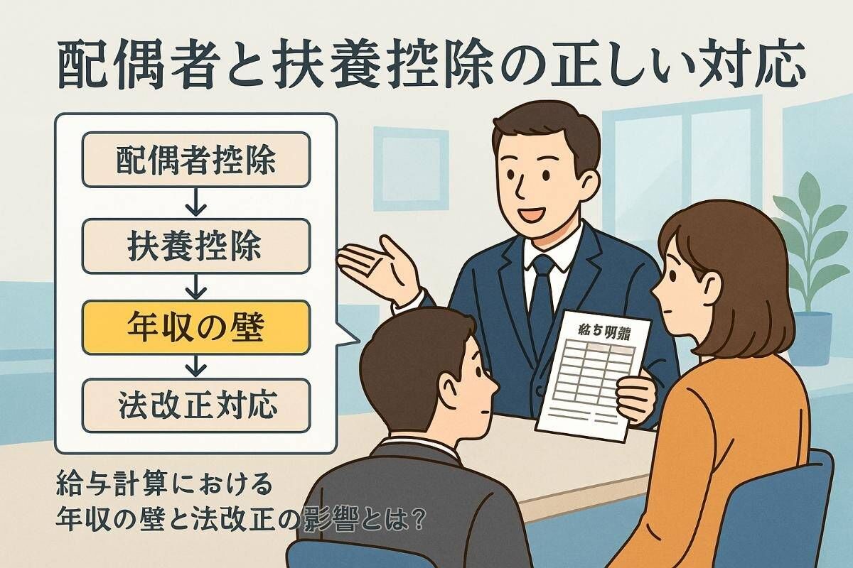給与計算の配偶者や扶養控除を解説