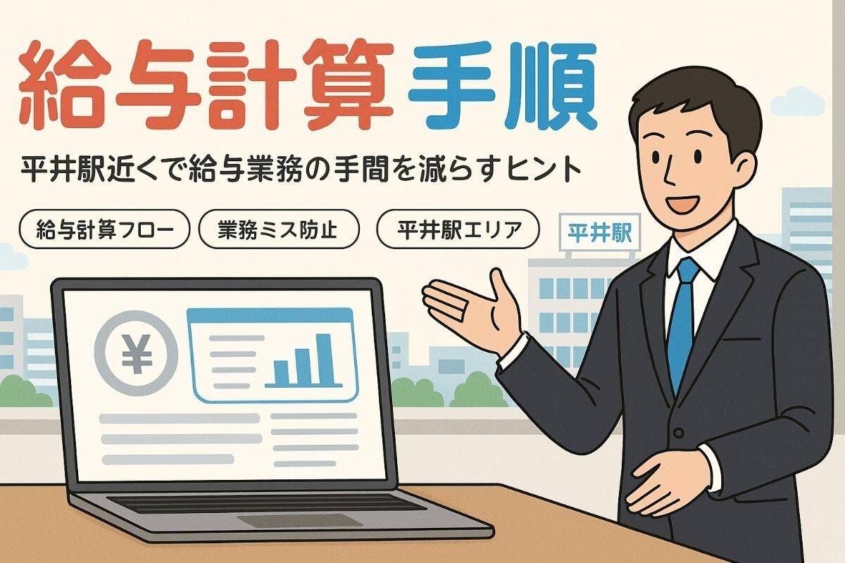 平井駅で給与計算をする方法と手順！業務ミスを防ぐ解説付き