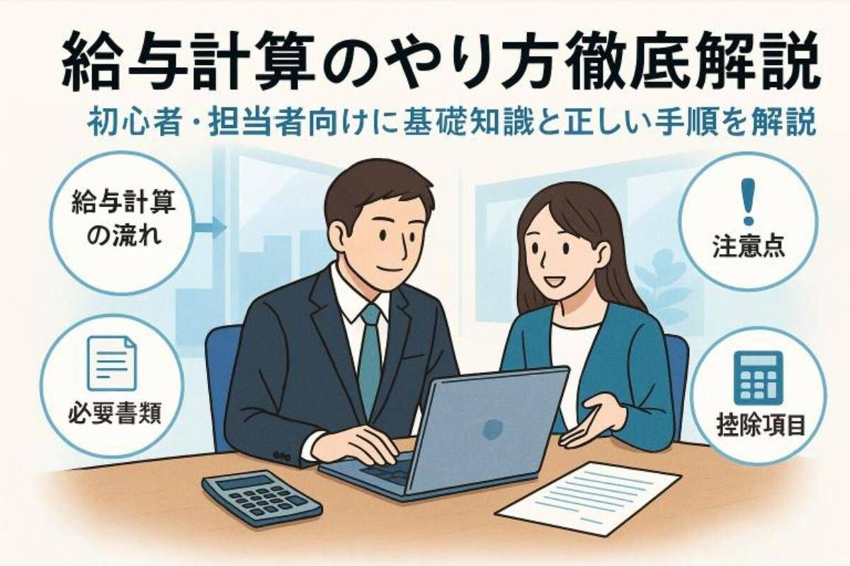 給与計算のやり方を徹底解説｜初心者・担当者向け基礎知識と正しい手順・注意点ガイド
