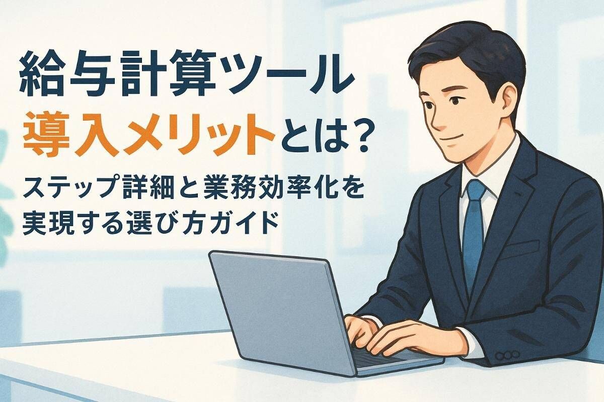 給与計算ツールの導入メリットとは？ステップ詳細と業務効率化を実現する選び方ガイド