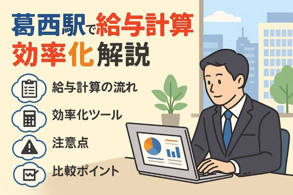 葛西駅で給与計算の基礎から効率化まで徹底解説｜最新ツール比較と実務の注意点