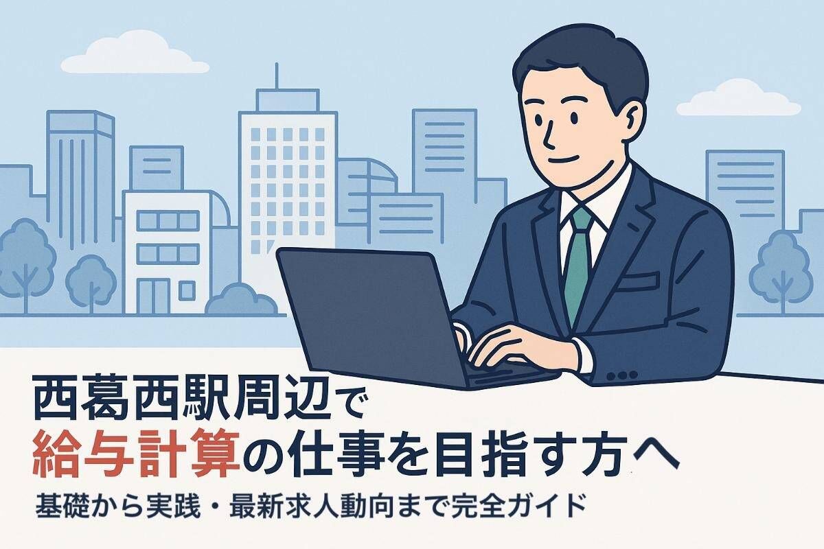 西葛西駅周辺で給与計算の仕事を目指す方へ基礎から実践・最新求人動向まで完全ガイド