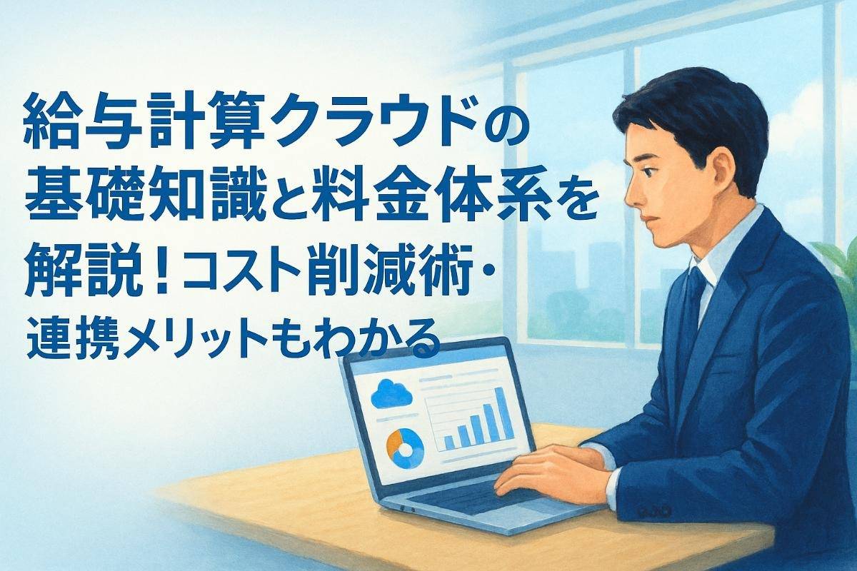 給与計算クラウドの基礎知識と料金体系を解説！コスト削減術・連携メリットもわかる